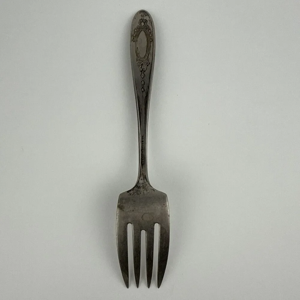 Vintage Monroe Silver Co Silverplate Flatware Salad Fork 8 1/4